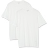 Amazon Essentials Men’s Short-Sleeve Crewneck T-Shirts(White/White)