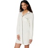 Amazon Essentials Women’s Breathable Piped Nightshirt (Available in Plus Size)(Ivory)