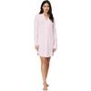 Amazon Essentials Women’s Breathable Piped Nightshirt (Available in Plus Size)(Pink)