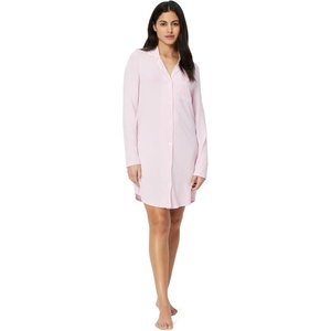 Amazon Essentials Women’s Breathable Piped Nightshirt (Available in Plus Size)(Pink)
