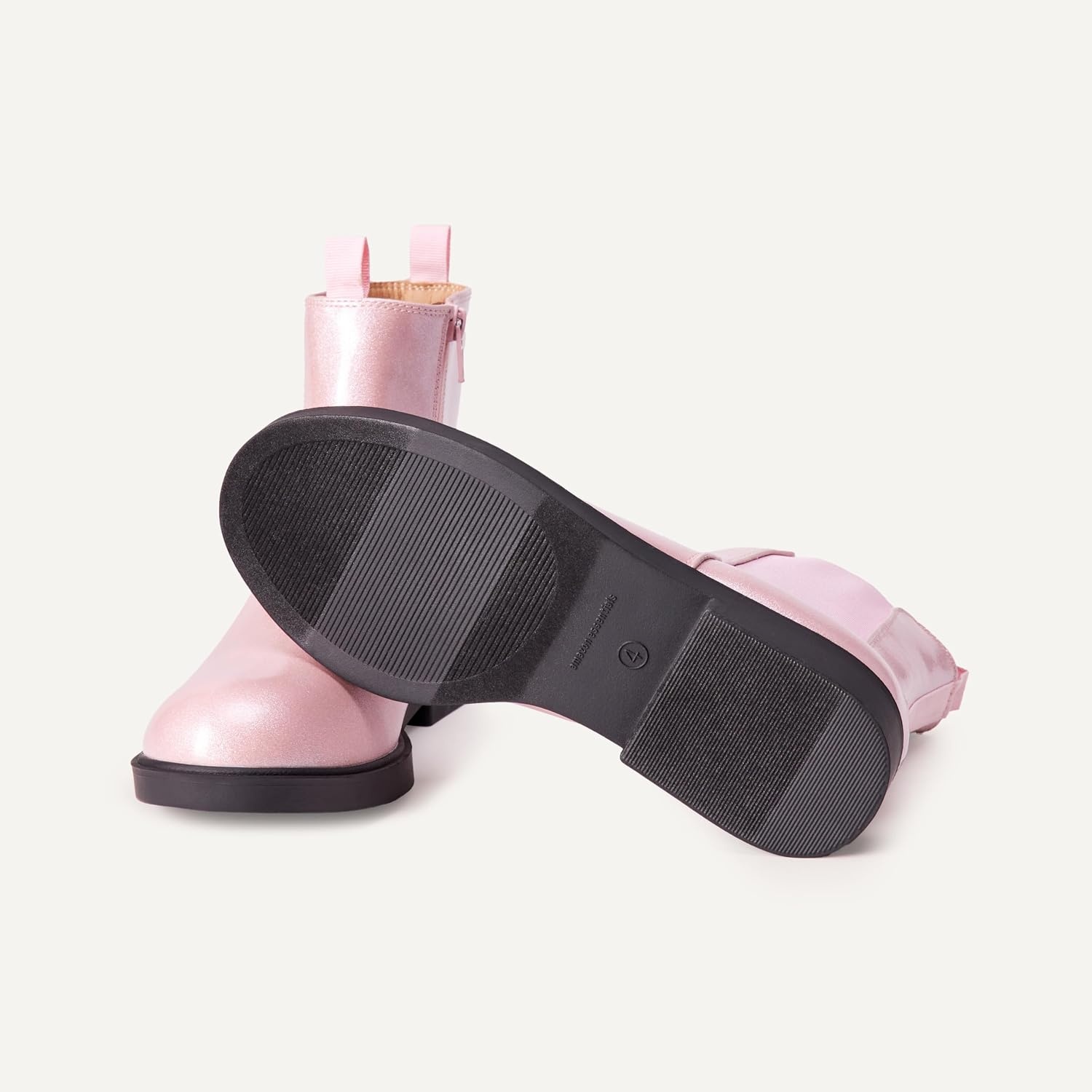 image:imageAmazon Essentials Girls Chelsea Ankle BootsPink Glitter