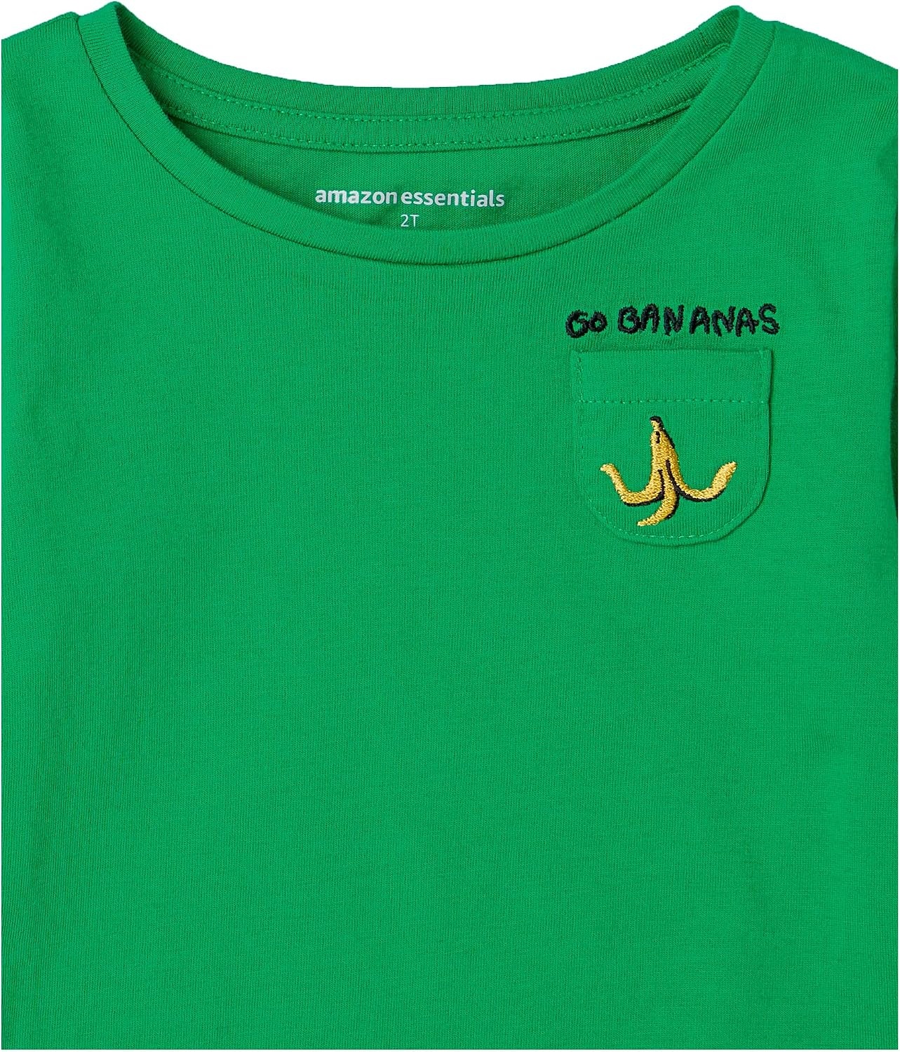 image:imageAmazon Essentials Girls and Toddlers LongSleeve Cotton TShirts MultipacksGreen Alligator Yoga