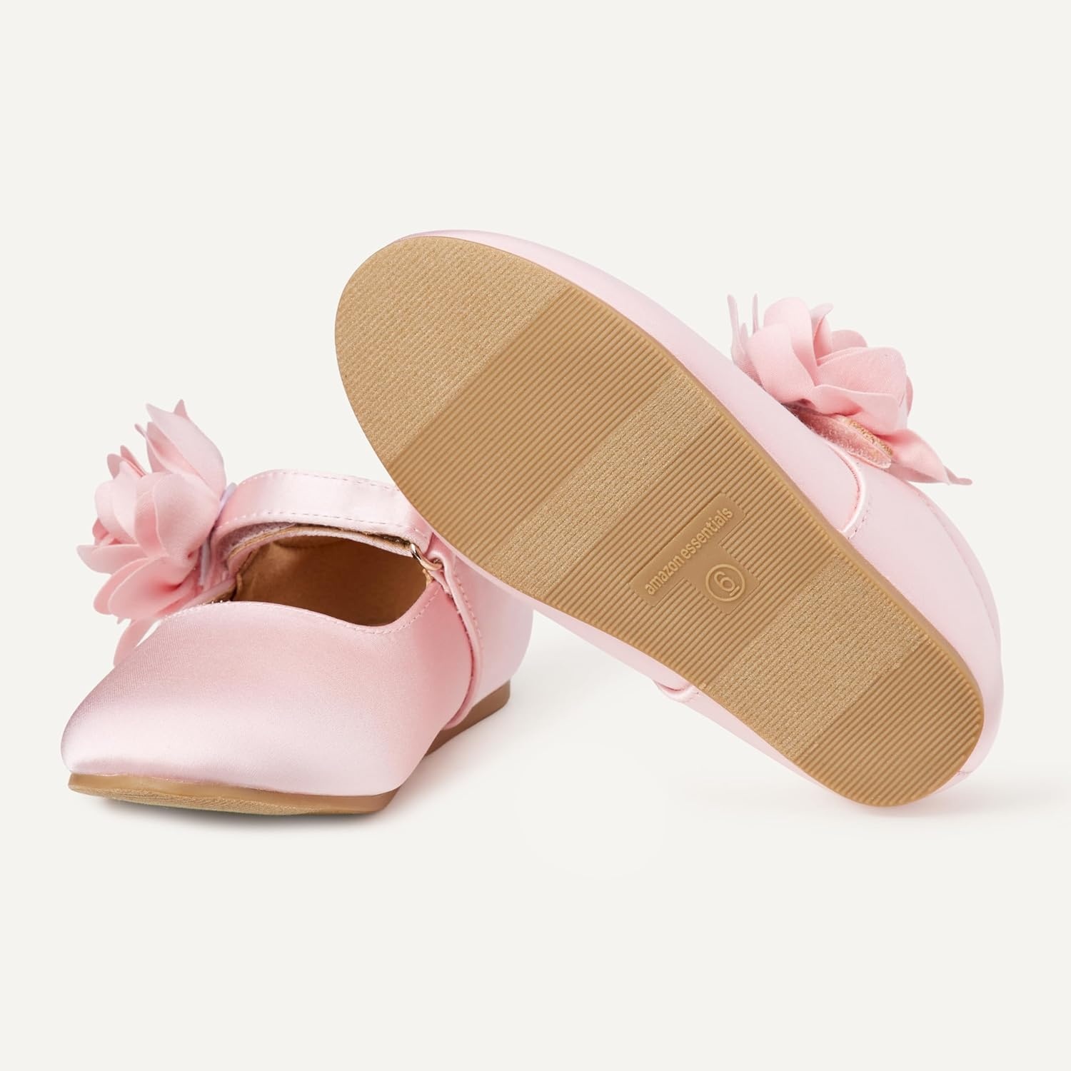 image:imageAmazon Essentials Girls and Toddlers Mary Jane FlatsPink Satin
