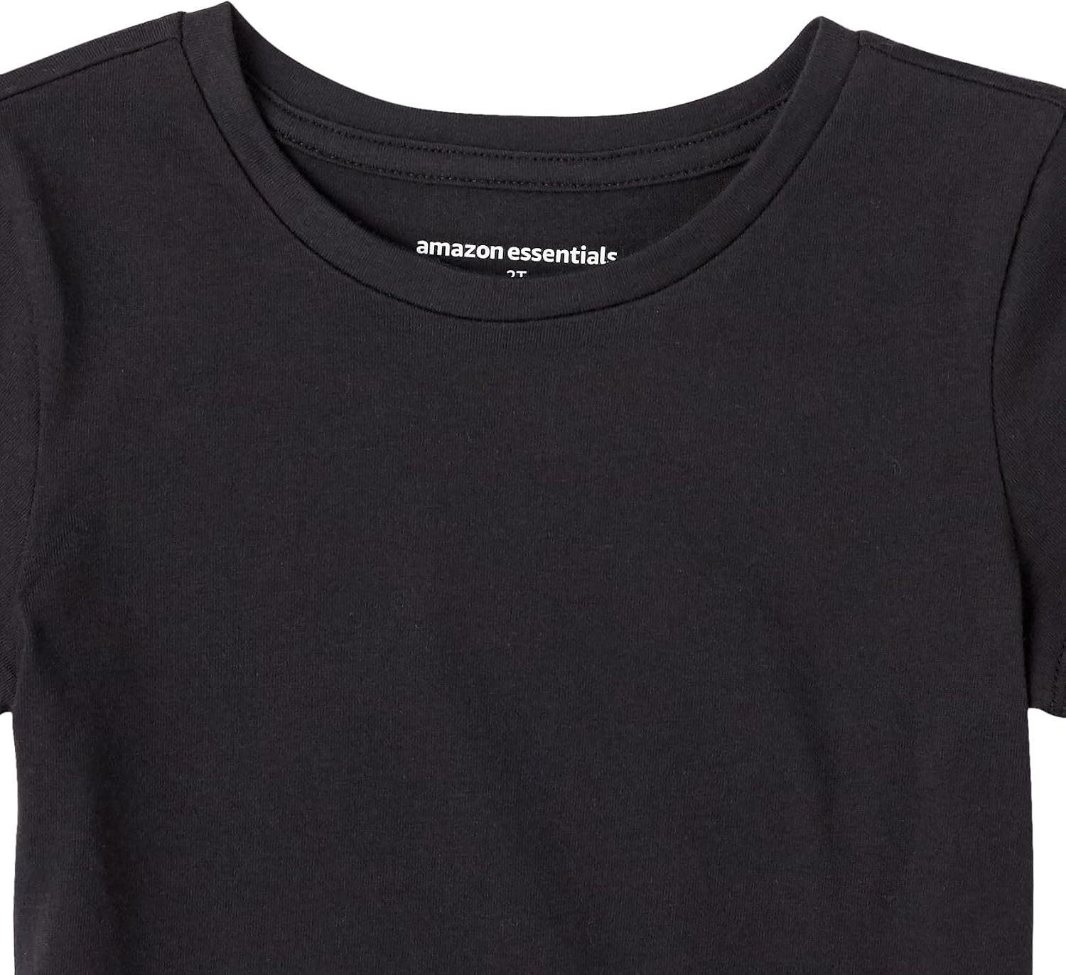 image:imageAmazon Essentials Girls and Toddlers Short Sleeve TShirtBlack