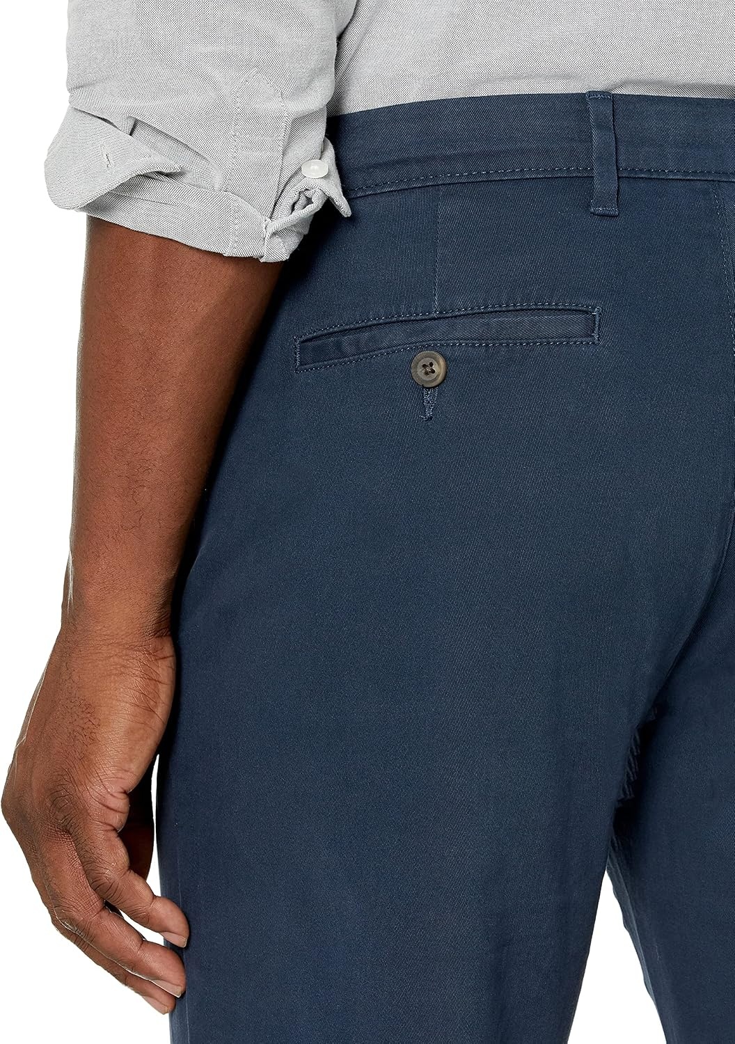 image:imageAmazon Essentials Mens StraightFit Casual Stretch Chino Pants Sits at WaistDark Navy