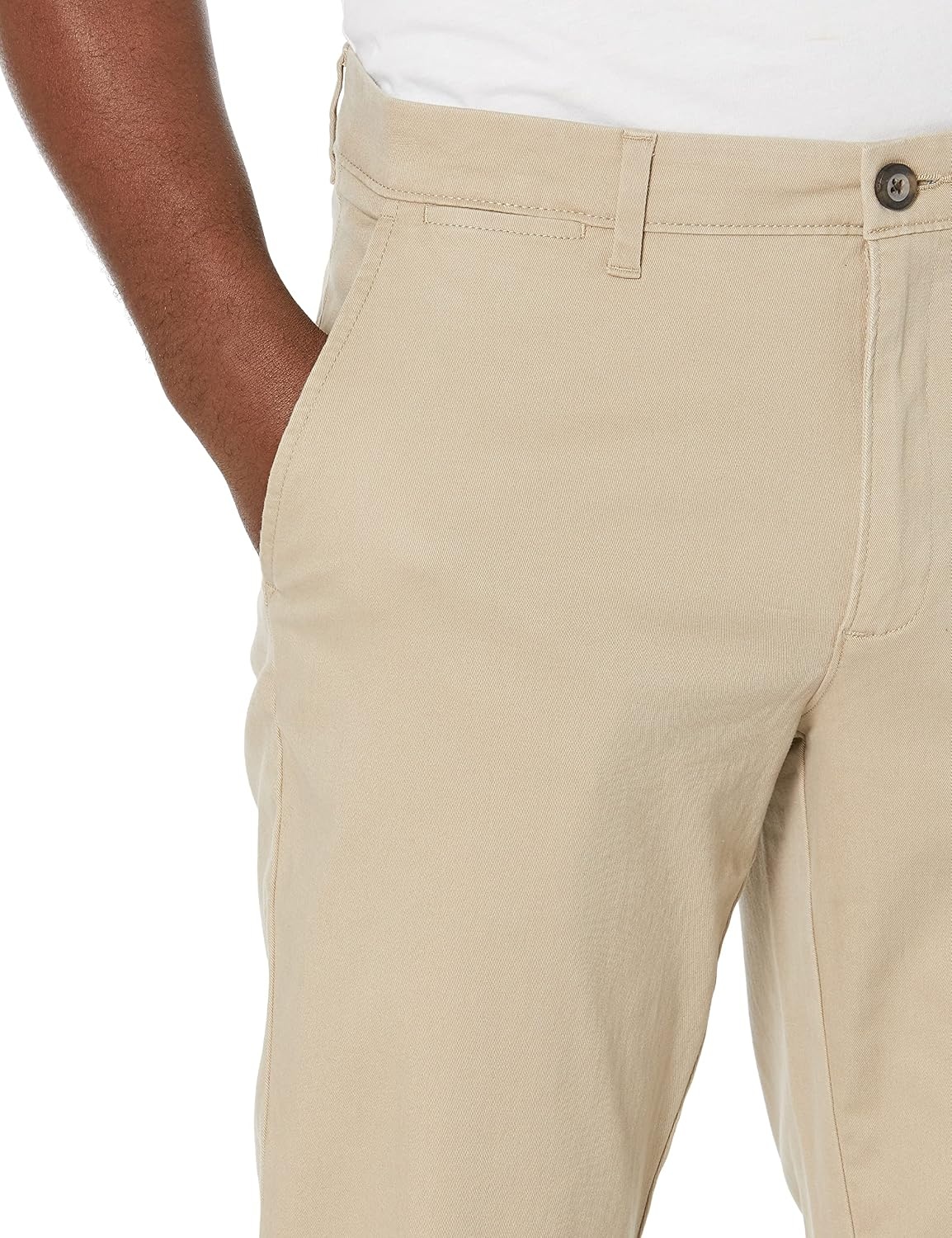 image:imageAmazon Essentials Mens StraightFit Casual Stretch Chino Pants Sits at WaistKhaki