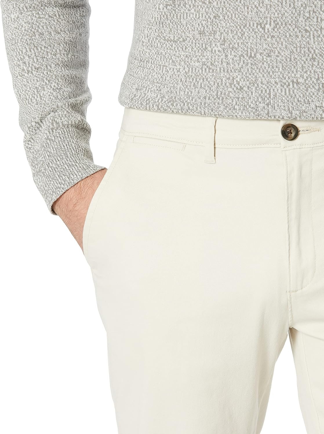 image:imageAmazon Essentials Mens StraightFit Casual Stretch Chino Pants Sits at WaistStone