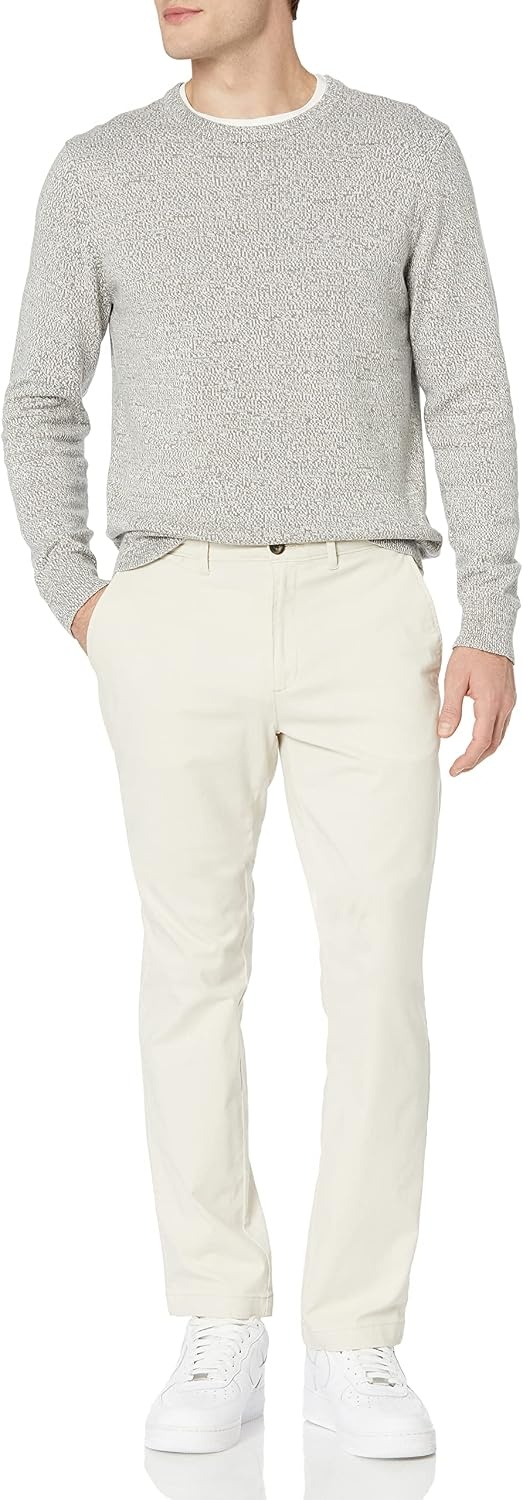 image:imageAmazon Essentials Mens StraightFit Casual Stretch Chino Pants Sits at WaistStone