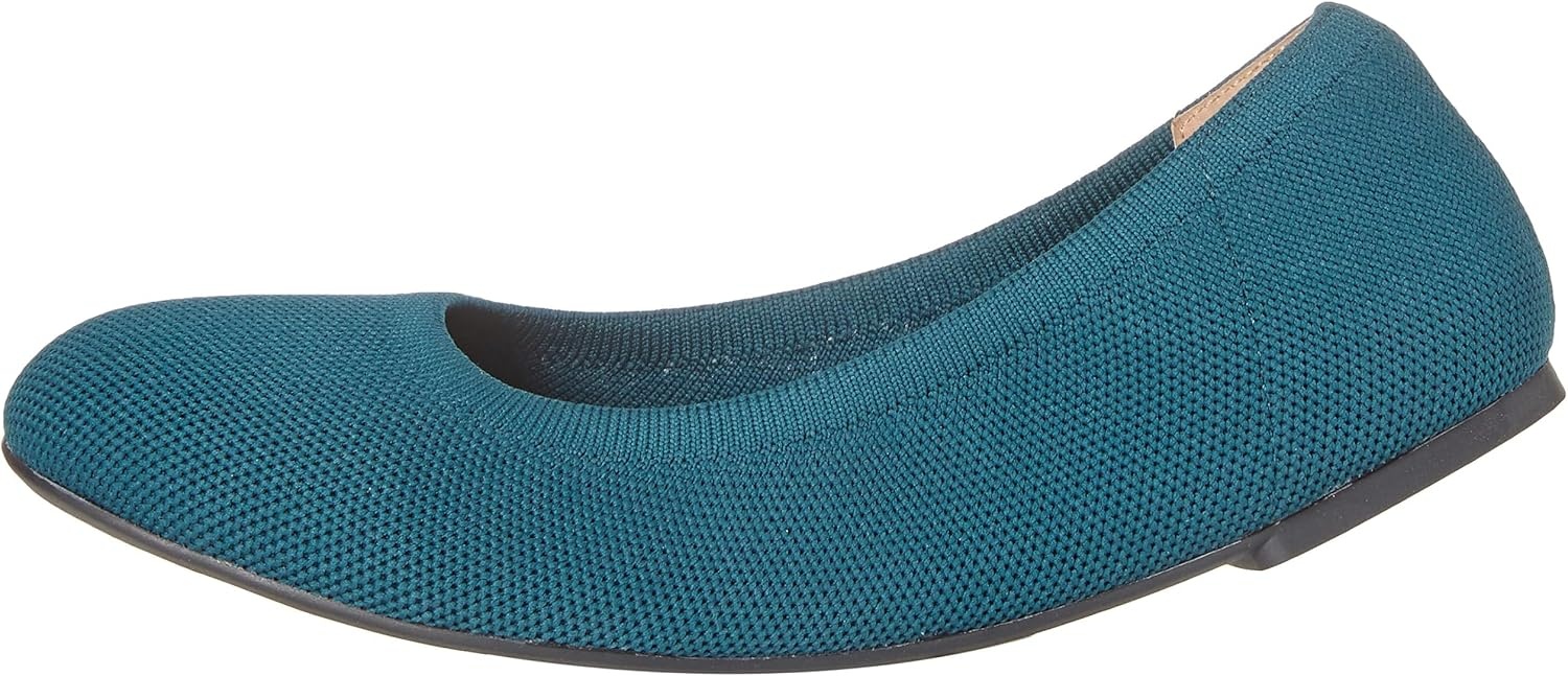 image:imageAmazon Essentials Womens Knit Mesh Ballet FlatDark Turquoise