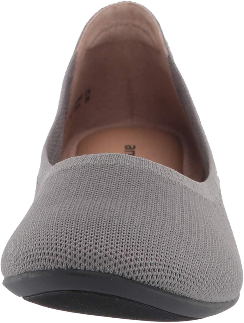 image:imageAmazon Essentials Womens Knit Mesh Ballet FlatLight Grey