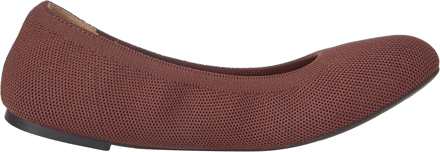 image:imageAmazon Essentials Womens Knit Mesh Ballet FlatOxblood