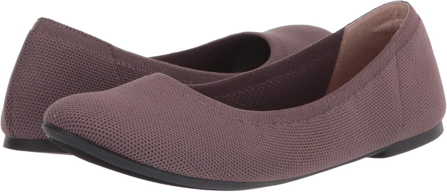 image:imageAmazon Essentials Womens Knit Mesh Ballet FlatPurple