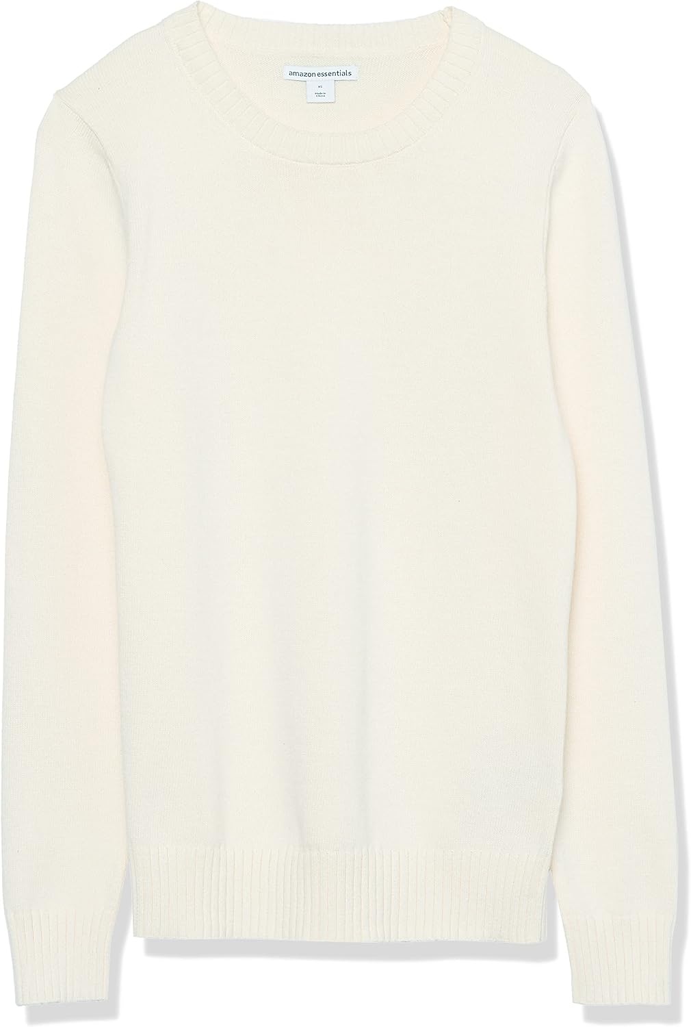 image:imageAmazon Essentials Womens Lightweight Soft Crewneck Sweater 100 Cotton Plus Size AvailablePale Peach