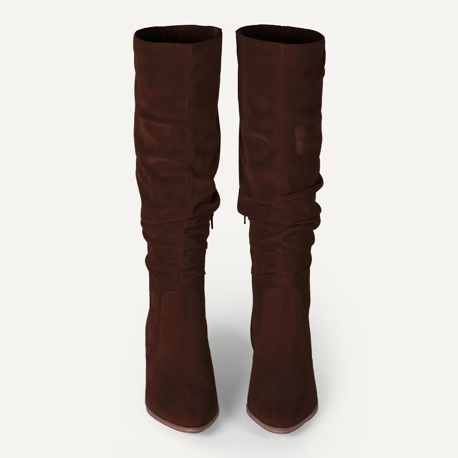 image:imageAmazon Essentials womens Tall Block Heel BootsDark Toffee Brown
