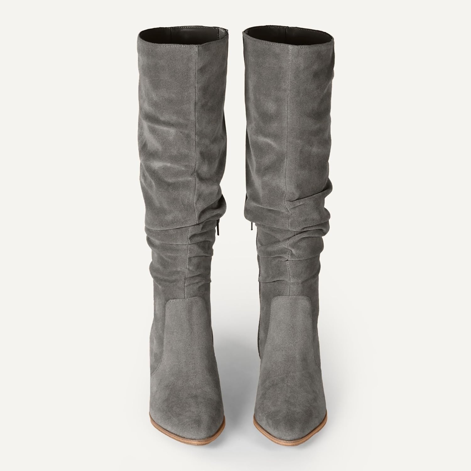 image:imageAmazon Essentials womens Tall Block Heel BootsGrey