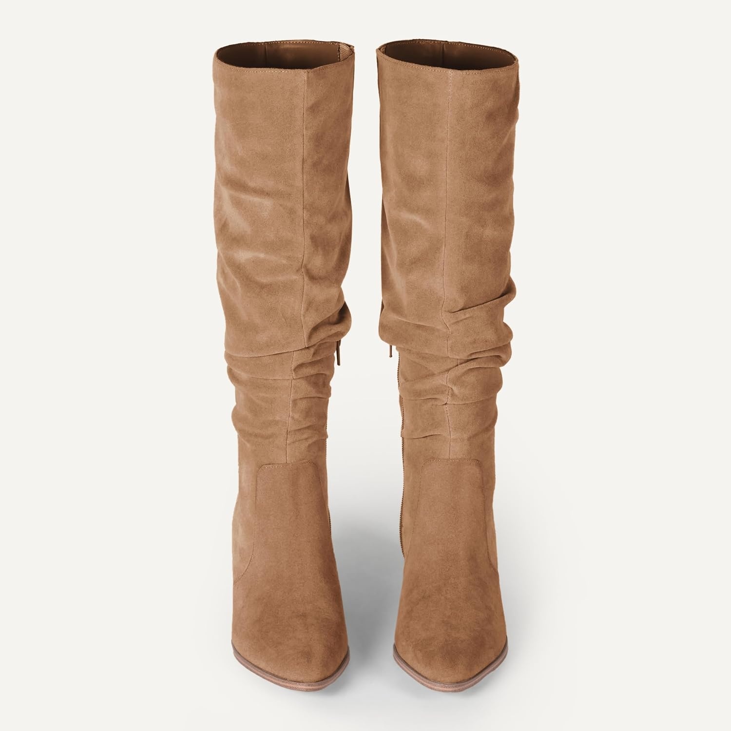 image:imageAmazon Essentials womens Tall Block Heel BootsTan