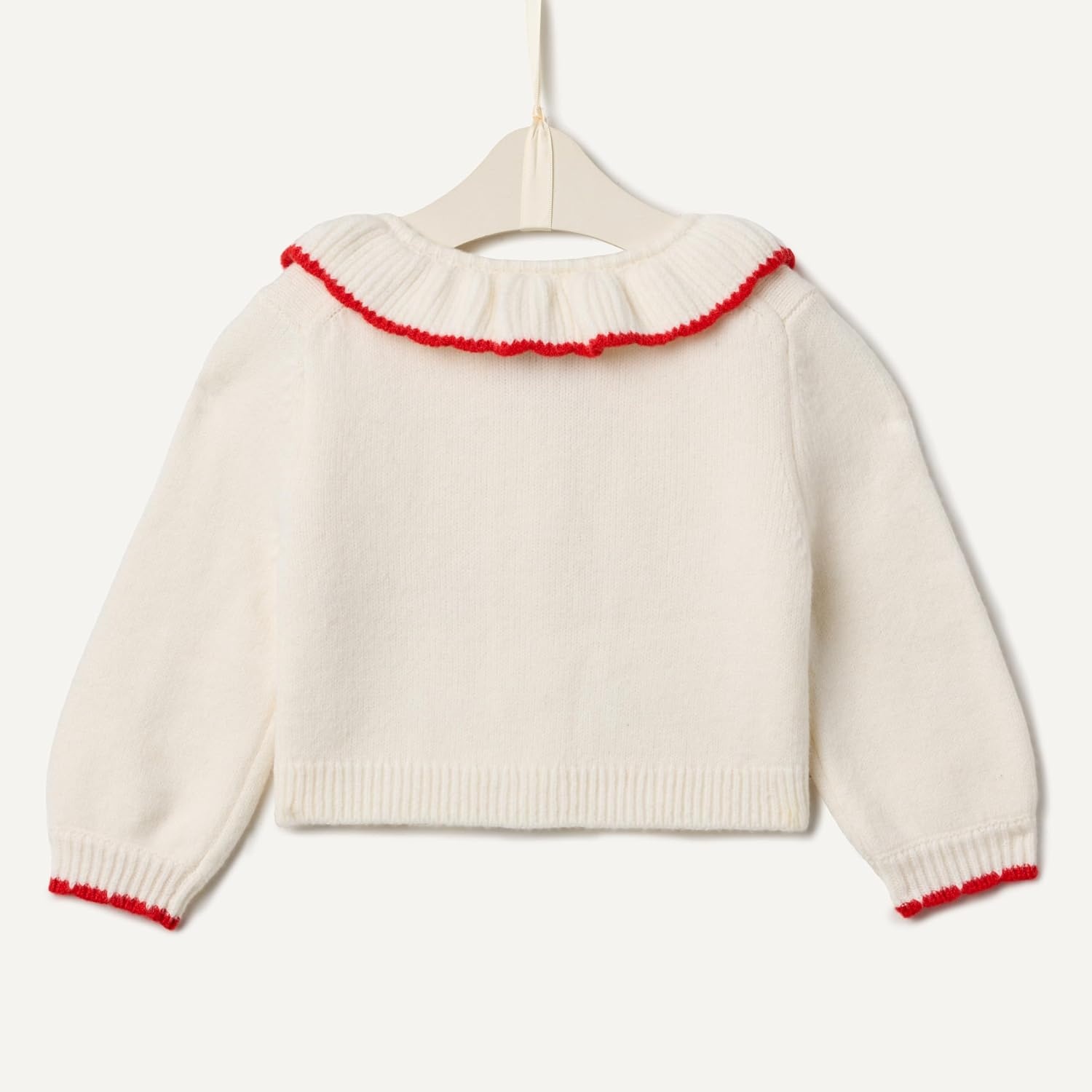 image:imageAmazon Essentials x Sofia Grainge Babies Toddlers and Girls Cardigan SweaterIvory