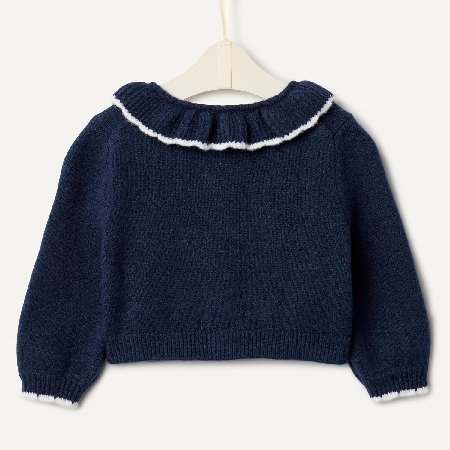 image:imageAmazon Essentials x Sofia Grainge Babies Toddlers and Girls Cardigan SweaterNavy