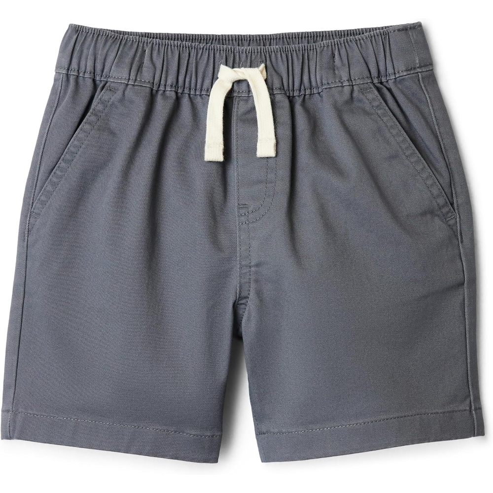 image:imageAmazon Essentials Boys Stretch PullOn Knee Length ShortsIron Grey