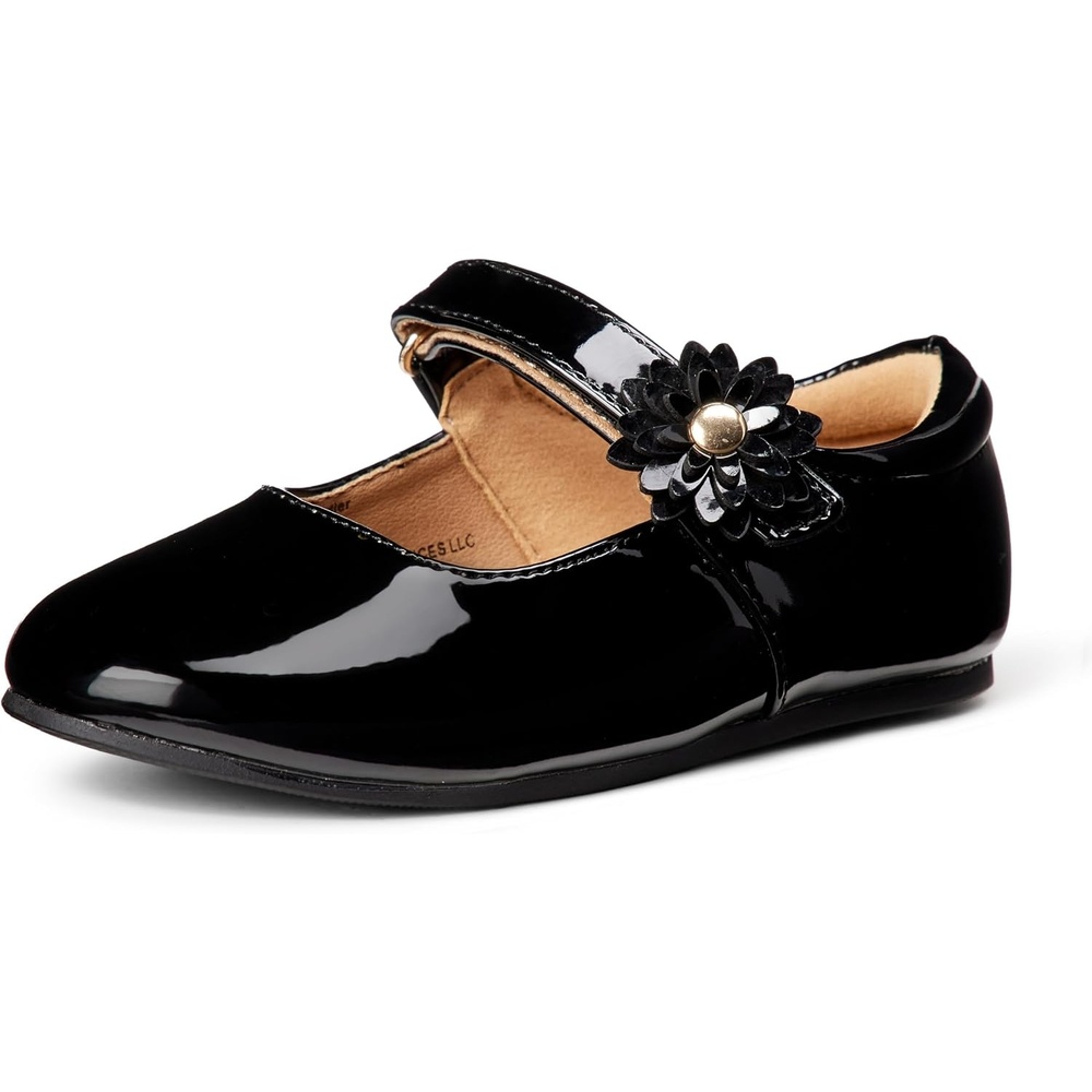 image:imageAmazon Essentials Girls and Toddlers Mary Jane FlatsBlack Patent