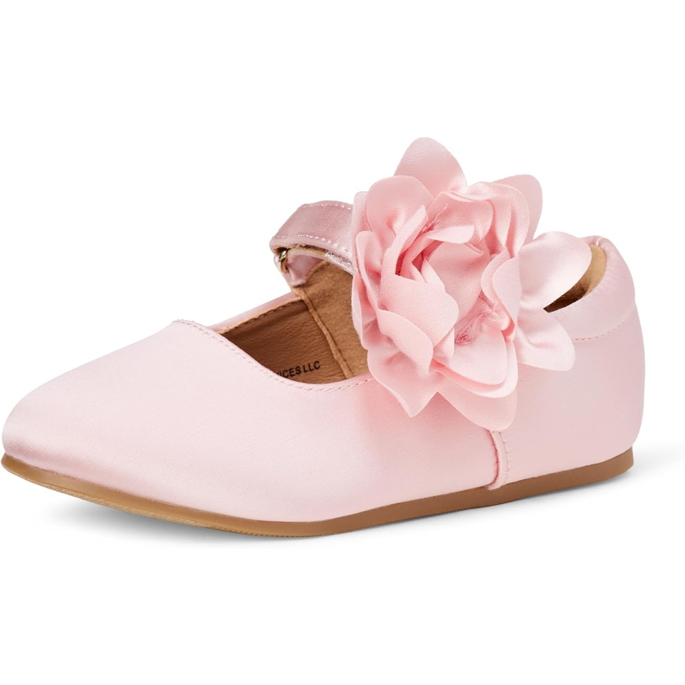 image:imageAmazon Essentials Girls and Toddlers Mary Jane FlatsPink Satin