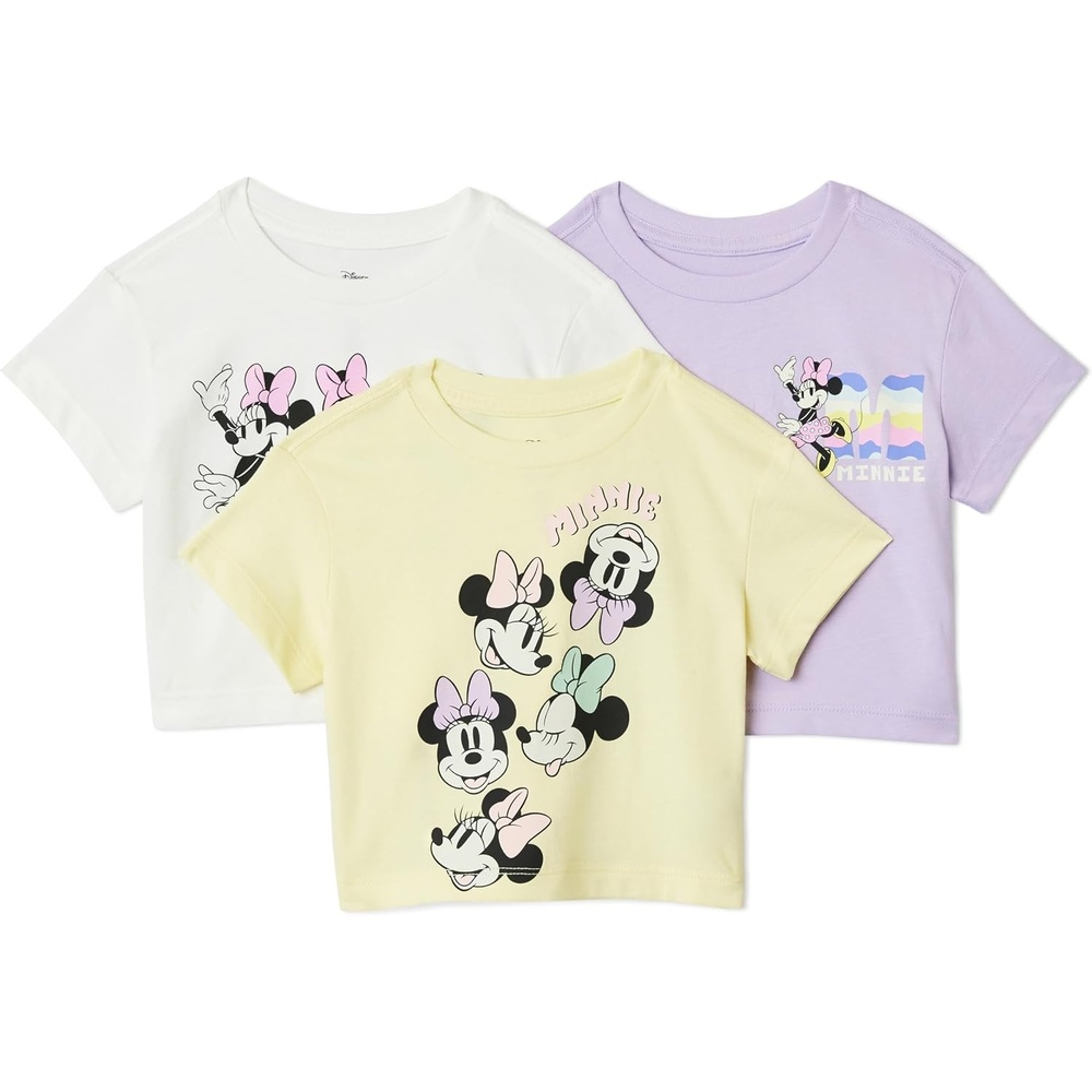 image:imageAmazon Essentials Girls and Toddlers Short Sleeve TShirtMinnie Love