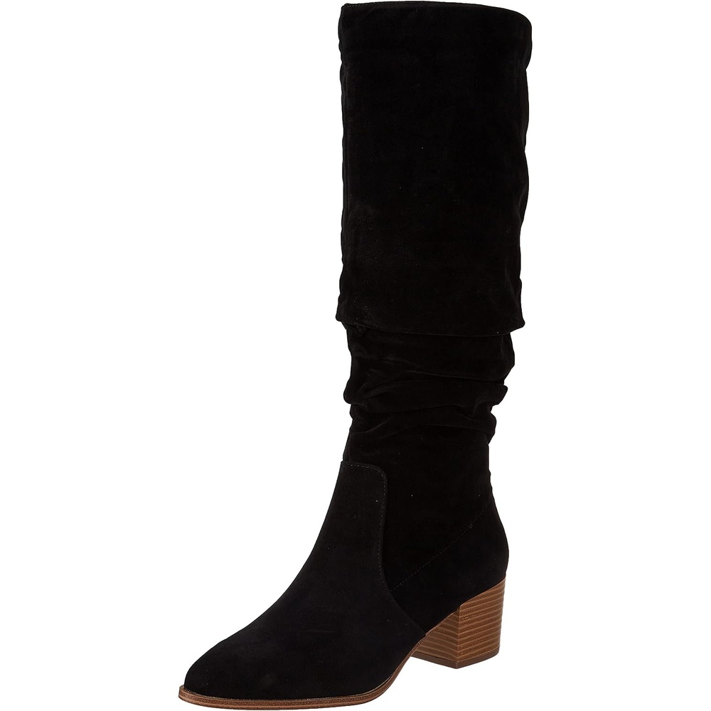 image:imageAmazon Essentials womens Tall Block Heel BootsBlack