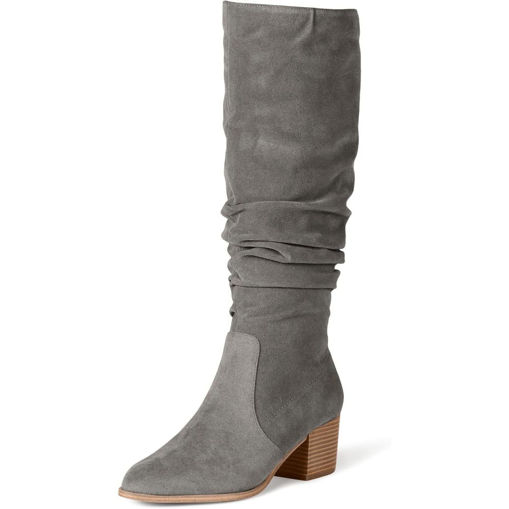 image:imageAmazon Essentials womens Tall Block Heel BootsGrey