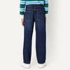 Amazon Essentials Boys’ Medium Stretch Loose Jean(Dark Midnight Wash)