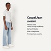 Amazon Essentials Boys’ Medium Stretch Loose Jean(Stone Light Wash)