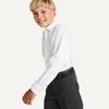 Amazon Essentials Boys’ Regular Fit Easy Iron Long Sleeve School Shirt(Bright White)