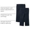 Amazon Essentials Boys’ Stretch Straight Fit Chino Pants(Navy)