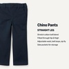 Amazon Essentials Boys’ Stretch Straight Fit Chino Pants(Navy)