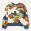 Amazon Essentials Boys and Toddlers’ French Terry Regular Fit Crew Neck Sweatshirt(Dark Navy Camo)
