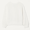 Amazon Essentials Boys and Toddlers’ French Terry Regular Fit Crew Neck Sweatshirt(White)