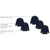 Amazon Essentials Boys and Toddlers’ Uniform Long Sleeve Pique Polo Shirt for School Uniform, Multipack(Navy)