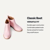 Amazon Essentials Girls’ Ankle Boots With Zipper(Pink Faux Suede)