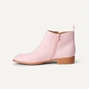 Amazon Essentials Girls’ Ankle Boots With Zipper(Pink Faux Suede)