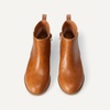 Amazon Essentials Girls’ Ankle Boots With Zipper(Tan Faux Leather)