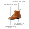 Amazon Essentials Girls’ Ankle Boots With Zipper(Tan Faux Leather)