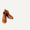 Amazon Essentials Girls’ Ankle Boots With Zipper(Tan Faux Leather)