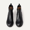 Amazon Essentials Girls’ Chelsea Ankle Boots(Black Faux Leather)