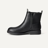 Amazon Essentials Girls’ Chelsea Ankle Boots(Black Faux Leather)