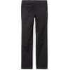 Amazon Essentials Girls and Toddlers’ Flat Front Uniform Chino Pant with Adjustable Stretch(Black)