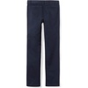 Amazon Essentials Girls and Toddlers’ Flat Front Uniform Chino Pant with Adjustable Stretch(Navy)
