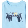 Amazon Essentials Girls and Toddlers’ Long-Sleeve Cotton T-Shirts, Multipacks(Blue  Dot Floral)