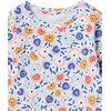 Amazon Essentials Girls and Toddlers’ Long-Sleeve Cotton T-Shirts, Multipacks(Blue  Dot Floral)