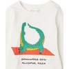 Amazon Essentials Girls and Toddlers’ Long-Sleeve Cotton T-Shirts, Multipacks(Green  Alligator Yoga)