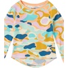 Amazon Essentials Girls and Toddlers’ Long-Sleeve Thermal T-Shirt Tops, Multipacks(Camo/Monster)