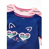 Amazon Essentials Girls and Toddlers’ Long-Sleeve Thermal T-Shirt Tops, Multipacks(Multi)